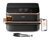 Cosori Doppel Heißluftfritteuse 10 l 2800 W (Dunkles Grau, Roségold) Dual Blaze Twinfry Chef Edition f&uuml;r 189,96 Euro
