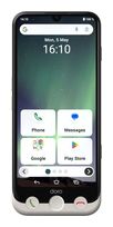 Doro 128 GB 4G Smartphone 15,5 cm (6.1 Zoll) 2,0 GHz Android 50 MP Dual Kamera Dual Sim WiFi 5  Aurora A30 (Schwarz, Weiß) f&uuml;r 307,00 Euro
