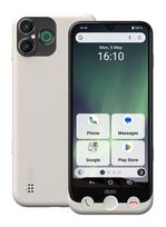 Doro 128 GB 4G Smartphone 15,5 cm (6.1 Zoll) 2,0 GHz Android 50 MP Dual Kamera Dual Sim WiFi 5  Aurora A30 (Weiß) f&uuml;r 336,00 Euro