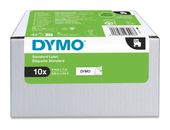 Dymo DYMO Original D1-Etikettenband | schwarz auf weiß | 9 mm x 7 m | selbstklebendes Schriftband | für LabelManager-Beschriftungsgerät | 10 D1 Etikettenkassetten f&uuml;r 134,96 Euro