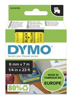 Dymo DYMO Original D1-Etikettenband | schwarz auf gelb | 6 mm x 7 m | selbstklebendes Schriftband | für LabelManager-Beschriftungsgerät f&uuml;r 16,89 Euro