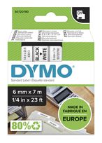 Dymo DYMO Original D1-Etikettenband | schwarz auf weiß | 6 mm x 7 m | selbstklebendes Schriftband | für LabelManager-Beschriftungsgerät f&uuml;r 20,95 Euro