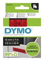 Dymo DYMO Original D1-Etikettenband | schwarz auf rot | 12 mm x 7 m | selbstklebendes Schriftband | für LabelManager-Beschriftungsgerät f&uuml;r 19,39 Euro