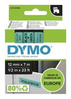 Dymo DYMO Original D1-Etikettenband | schwarz auf grün | 12 mm x 7 m | selbstklebendes Schriftband | für LabelManager-Beschriftungsgerät f&uuml;r 19,39 Euro