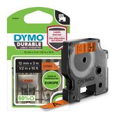 Dymo DYMO Original D1 Hochleistungs-Etikettenband | schwarz auf orange | 12 mm x 3 m | permanent haftendes Vinyl- Schriftband | für LabelManager-Beschriftungsgerät f&uuml;r 11,99 Euro