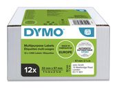 Dymo DYMO Original LabelWriter Mehrzwecketiketten | 32 mm x 57 mm | 12 Rollen mit je 1.000 leicht ablösbaren Etiketten (12.000 Etiketten) | selbstklebende Etiketten| für LabelWriter-Beschriftungsgerät f&uuml;r 234,96 Euro