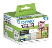 Dymo DYMO Original LabelWriter Hochleistungs-Etiketten | 25 mm x 89 mm | weißes Kunststoff-Etikett | Rolle mit 700 Etiketten | für LabelWriter-Beschriftungsgerät f&uuml;r 100,96 Euro