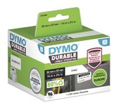 Dymo DYMO Original LabelWriter Hochleistungs-Etiketten | 32 mm x 57 mm | weißes Kunststoff-Etikett | Rolle mit 800 Etiketten | für LabelWriter-Beschriftungsgerät f&uuml;r 129,96 Euro