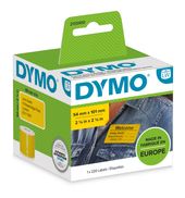 Dymo DYMO Original LabelWriter Versandetiketten / Namensschilder (Groß) | Schwarz auf gelb | 54 mm x 101 mm | Selbstklebend | Rolle mit 220 Easy-Peel-Etiketten |für LabelWriter Etikettendrucker f&uuml;r 28,46 Euro