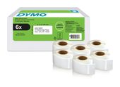 Dymo DYMO Original LabelWriter Rücksendeadressetiketten | 25mm x 54mm | 6 Rollen mit je 500 leicht ablösbaren Etiketten (3.000 Stück) | selbstklebend | Beschriftungsgerät für LabelWriter Etikettendrucker f&uuml;r 67,46 Euro