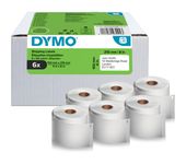 Dymo DYMO Original LabelWriter Versandetiketten für LabelWriter 5XL/4XL-Etikettendrucker | 102 mm x 210 mm | 6 Rollen mit je 140 Etiketten (840 Stück) | selbstklebend | für LabelWriter Beschriftungsgerät f&uuml;r 126,96 Euro