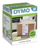 Dymo DYMO Original LabelWriter Versandetiketten (Extragroß) für LabelWriter 5XL/4XL-Etikettendrucker | 104 mm x 159 mm | Rolle mit 220 Etiketten | selbstklebend | für LabelWriter Beschriftungsgerät f&uuml;r 39,95 Euro