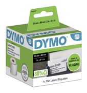 Dymo DYMO Original LabelWriter Namenschilder-Etiketten | 51 mm x 89 mm | Rolle mit 300 Etiketten | selbstklebend | für LabelWriter Etikettendrucker und Beschriftungsgerät f&uuml;r 22,96 Euro