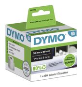 Dymo DYMO Original LabelWriter Adressetiketten (Groß) | 36 mm x 89 mm | Rolle mit 260 Etiketten | selbstklebend |für LabelWriter Etikettendrucker und Beschriftungsgerät f&uuml;r 21,46 Euro