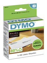 Dymo DYMO Original LabelWriter Adressetiketten | 28 mm x 89 mm | Rolle mit 130 Etiketten | selbstklebend | für LabelWriter Etikettendrucker und Beschriftungsgerät f&uuml;r 11,95 Euro