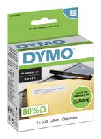 Dymo DYMO Original LabelWriter Mehrzwecketiketten/-Rücksendeetiketten | 19 mm x 51 mm | Rolle mit 500 leicht ablösbare Etiketten | selbstklebend | für LabelWriter Etikettendrucker und Beschriftungsgerät f&uuml;r 18,95 Euro