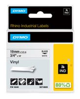 Dymo DYMO Rhino-Industrie-Vinyletiketten | 19 mm x 5,5 m | schwarz auf weiß | selbstklebendes Schriftband | für DYMO Rhino und LabelManager Beschriftungsgerät f&uuml;r 23,07 Euro
