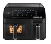 ECG Doppel Heißluftfritteuse 8,3 l 2700 W  AF8300 (Schwarz) f&uuml;r 80,46 Euro