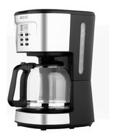 ECG 12 Tassen Filterkaffeemaschine 1,5 l  KP2125 (Schwarz, Edelstahl) f&uuml;r 43,96 Euro