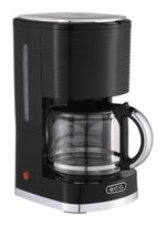 ECG Filterkaffeemaschine 1,5 l  KP2150 Stripe (Schwarz, Edelstahl) f&uuml;r 29,99 Euro