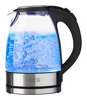 ECG 1,7 l Wasserkocher 2200 W (Schwarz, Silber, Transparent) RK1776 f&uuml;r 23,46 Euro
