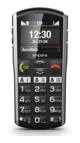 Emporia 4G Smartphone 5,08 cm (2 Zoll) Single SIM  Simplicity V27 (Schwarz, Silber) f&uuml;r 82,96 Euro