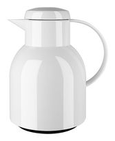 EMSA  504229 SAMBA Quick Press Isolierkanne 1l Glas-Isolierkolben (Weiß) f&uuml;r 14,99 Euro