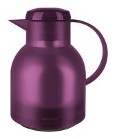 EMSA (Aubergine, Durchscheinend) 505490 SAMBA Quick Press Isolierkanne 1l Glas-Isolierkolben f&uuml;r 14,99 Euro