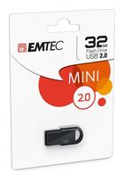 Emtec USB Typ-A Stick 32 GB  D250 Mini (Schwarz) f&uuml;r 7,49 Euro
