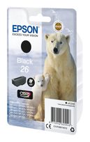Epson originale Druckerpatronen Schwarz 6,2 ml 220 Seiten 26 C13T26014012 f&uuml;r 19,99 Euro