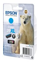 Epson originale Druckerpatronen Cyan 9,7 ml 26XL C13T26324012 f&uuml;r 28,49 Euro