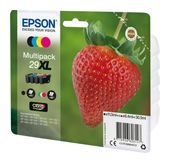 Epson originale Druckerpatronen Schwarz, Cyan, Magenta, Gelb 11,3 ml 6,4 ml 470 Seiten 29XL C13T29964012 f&uuml;r 94,96 Euro