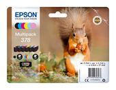 Epson originale Druckerpatronen Schwarz, Cyan, Helle Cyan, Magenta, Helle Magenta, Gelb 5,5 ml 4,1 ml 378 C13T37884010 f&uuml;r 85,96 Euro