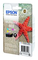 Epson originale Druckerpatronen Cyan, Magenta, Gelb 2,4 ml 603 C13T03U54010 f&uuml;r 31,49 Euro