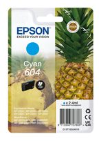Epson originale Druckerpatronen Cyan 2,4 ml 604 C13T10G24010 f&uuml;r 9,99 Euro