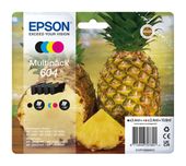Epson originale Druckerpatronen Schwarz, Cyan, Magenta, Gelb 3,4 ml 2,4 ml 150 Seiten 604 C13T10G64010 f&uuml;r 48,99 Euro