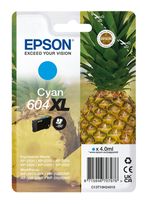 Epson originale Druckerpatronen Cyan 4 ml 604XL C13T10H24010 f&uuml;r 20,99 Euro