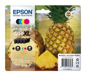 Epson originale Druckerpatronen Schwarz, Cyan, Magenta, Gelb 8,9 ml 4 ml 500 Seiten 604XL C13T10H64010 f&uuml;r 99,46 Euro