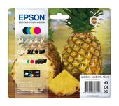Epson originale Druckerpatronen Schwarz, Cyan, Magenta, Gelb 8,9 ml 2,4 ml 500 Seiten 604XL C13T10H94010 f&uuml;r 66,49 Euro