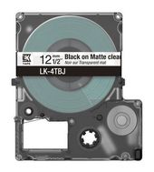 Epson Matte Tape – Clear/Black 12mm(8m) – LK-4TBJ f&uuml;r 11,99 Euro