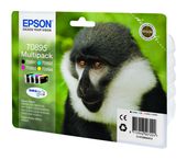 Epson originale Druckerpatronen Schwarz, Cyan, Magenta, Gelb 5,8 ml 3,5 ml T0895 C13T08954010 f&uuml;r 38,99 Euro