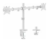 Equip 17"-32" Gelenk-Dual-Monitor-Tischhalterung, Weiß f&uuml;r 45,99 Euro