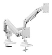 Equip 17"-35" Schwerlast-Doppelmonitor-Schreibtischhalterung, Weiß f&uuml;r 169,96 Euro