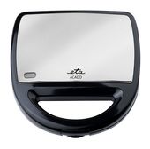 Eta Sandwichmaker 750 W für 4 Sandwiches  Acado (Schwarz, Edelstahl) f&uuml;r 24,99 Euro