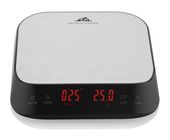 Eta Elektronische Küchenwaage bis 3 kg Genauigkeit 0,1 g  Artista Coffee (Silber) f&uuml;r 39,99 Euro