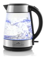Eta 1,7 l Wasserkocher 2200 W (Schwarz, Edelstahl, Transparent) Crystela II f&uuml;r 49,99 Euro