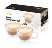 Eta Tasse  Doppelwandige Cappuccino Gläser (Transparent) f&uuml;r 14,99 Euro