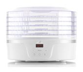 Eta Dörrautomat 380 W 24 h Maximale Timer-Zeit 5 Dörrgitter Secca f&uuml;r 64,99 Euro