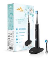 Eta Schall-Zahnbürste für Erwachsene  Sonetic (Schwarz) f&uuml;r 54,99 Euro