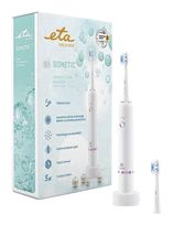 Eta Schall-Zahnbürste für Erwachsene 40000 Bewegungen pro Minute  Sonetic (Weiß) f&uuml;r 86,96 Euro